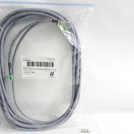 LQ Group Kabel 1151371-00800 2x1,5 -G UL / Neu OVP - Maranos.de