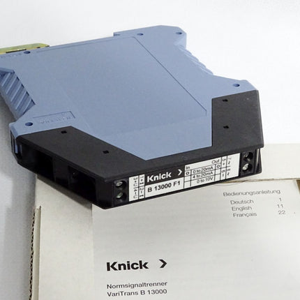 Knick VariTrans DC-Isolation Amplifier B13000F1 / Neu OVP - Maranos.de