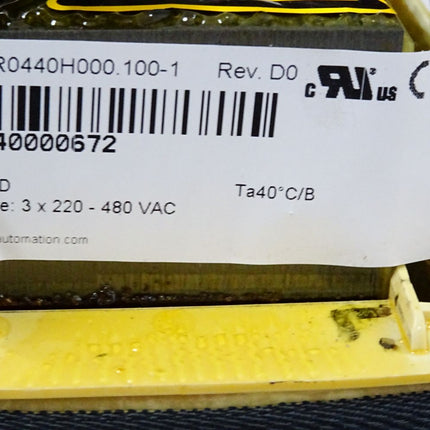 B&R ACOPOSmulti Rückspeisedrossel 45A 480V 8BVR0440H000.100-1 Rev.D0 - Maranos.de