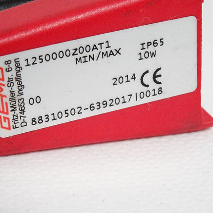 Gemü 1250000Z00AT1 Grenzwertgeber Wechsler 88310502 - Maranos.de