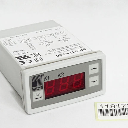 Rittal SK3114.200 Digitale Schaltschrankinnen-Temperaturanzeige und -regler - Maranos.de