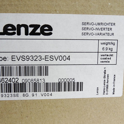 Lenze 1.5kW 13462402 EVS9323-ESV004 33.9323SE.8G.91.V004 Neu OVP versiegelt - Maranos.de