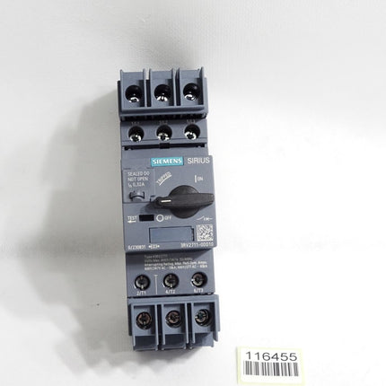Siemens Leistungsschalter 3RV2711-0DD10 / Unbenutzt - Maranos.de