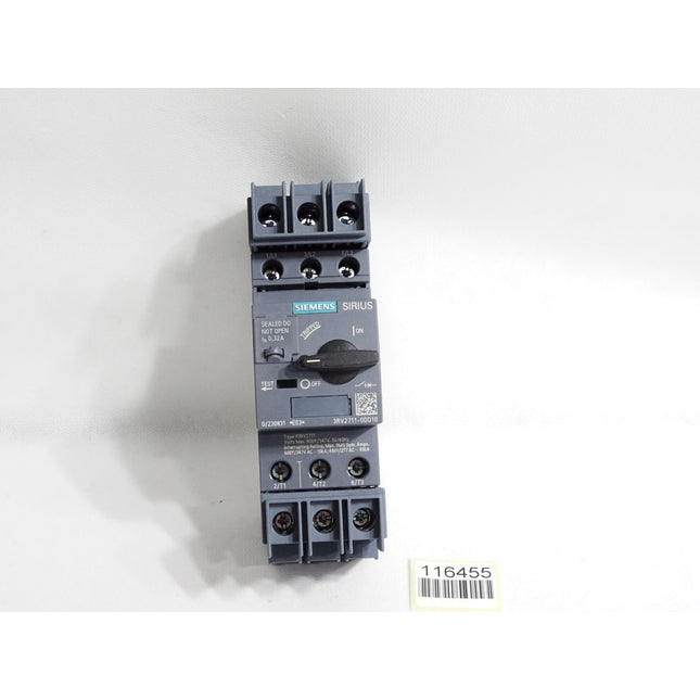 Siemens Leistungsschalter 3RV2711-0DD10 / Unbenutzt - Maranos.de
