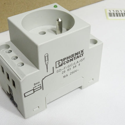 Phoenix Contact 2963844 / Inhalt:4 Stück / SD-F/SC/LA/GY Steckdose / Neu - Maranos.de