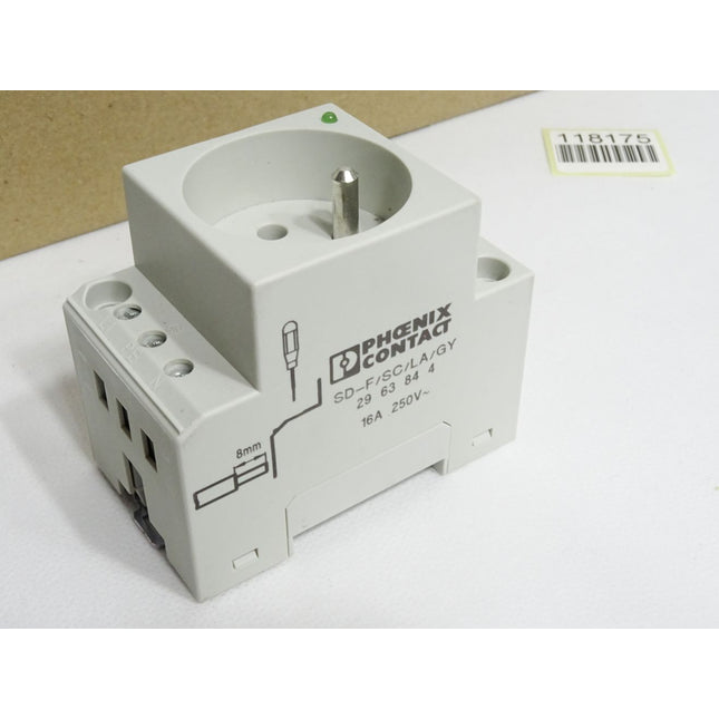 Phoenix Contact 2963844 / Inhalt:4 Stück / SD-F/SC/LA/GY Steckdose / Neu - Maranos.de