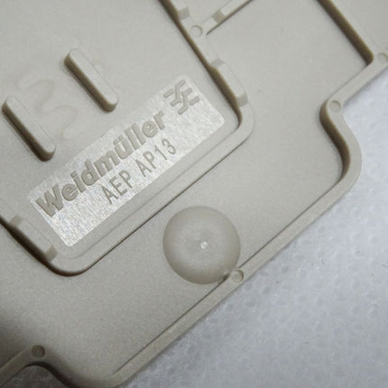 Weidmüller AEP AP13 Abschlussplatte 1990140000 / Inhalt:33 Stück / Neu - Maranos.de