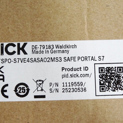 Sick 1119559 SYS/SPO-S7VE4SASA02MS3 Sicherheitslaserscanner mit SW / Neu OVP - Maranos.de