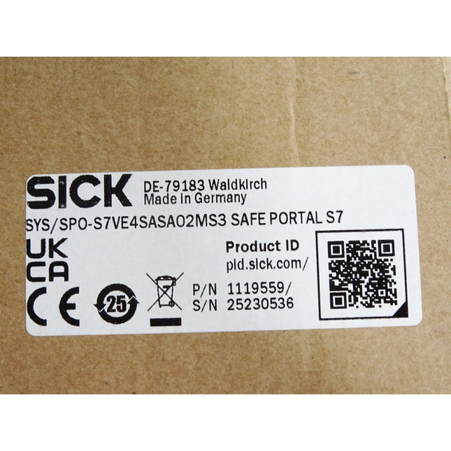 Sick 1119559 SYS/SPO-S7VE4SASA02MS3 Sicherheitslaserscanner mit SW / Neu OVP - Maranos.de