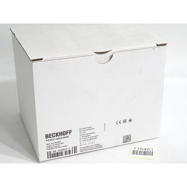 Beckhoff PS3031-4820-0000 Stromversorgung / Neu OVP - Maranos.de