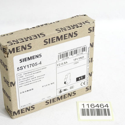 Siemens Geräteschutzschalter 5SY1705-4 / Neu OVP - Maranos.de