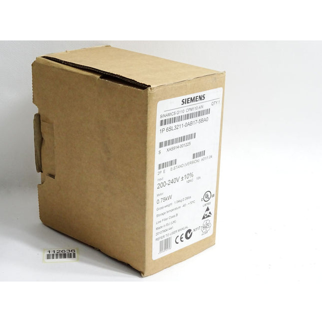 Siemens Sinamics G110 CPM110 AIN 6SL3211-0AB17-5BA0 / Neuwertig OVP - Maranos.de