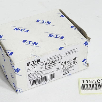 Eaton Motorschutzschalter PKZM0-1,6 XTPR1P6BC1NL / Neu OVP
