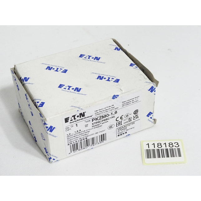 Eaton Motorschutzschalter PKZM0-1,6 XTPR1P6BC1NL / Neu OVP