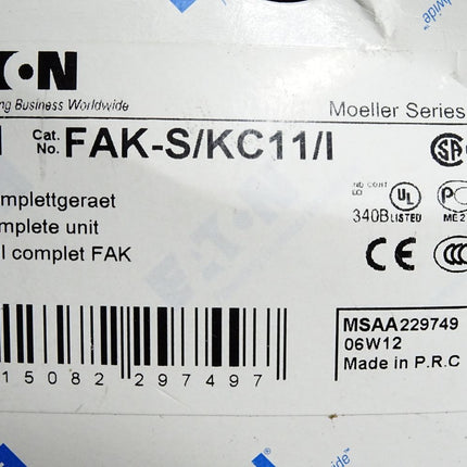 Eaton FAK Komplettgerät FAK-S/KC11/I / Neu OVP - Maranos.de