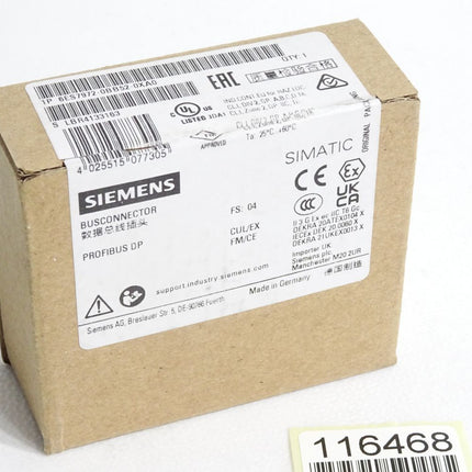 Siemens Busconnector 6ES7972-0BB52-0XA0 6ES7 972-0BB52-0XA0 / Neu OVP - Maranos.de