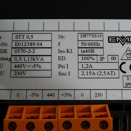 EMB STT0,5 E012389.04 Trafo Transformator 440V auf 230V - Maranos.de