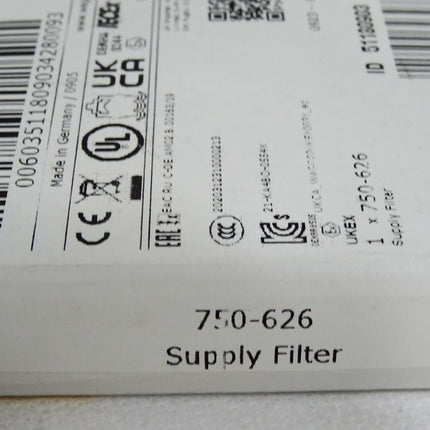 Wago 750-626 Netzteilfilter / Neu OVP - Maranos.de