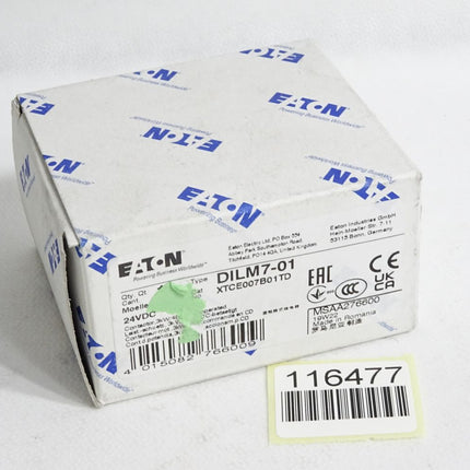 Eaton Leistungsschütz DILM7-01  XTCE007B01TD / Neu OVP - Maranos.de