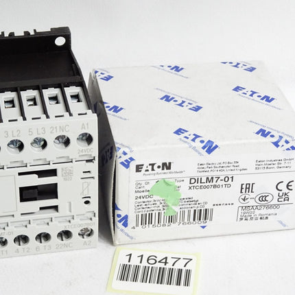 Eaton Leistungsschütz DILM7-01  XTCE007B01TD / Neu OVP - Maranos.de