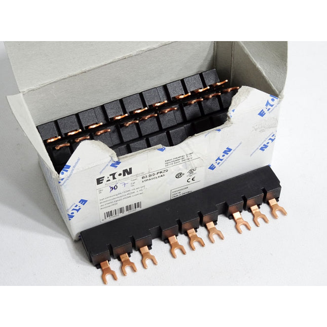 Eaton Drehstromschienenblock B3.0/3-PKZ0 XTPAXCLKA3 / Inhalt:7 Stück / Neu OVP - Maranos.de