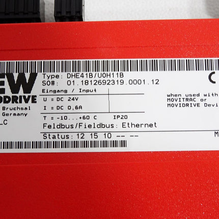 SEW Eurodrive MOVI-PLC DHE41B/UOH11B Feldbus Gateway DHE41B UOH11B U0H11B - Maranos.de