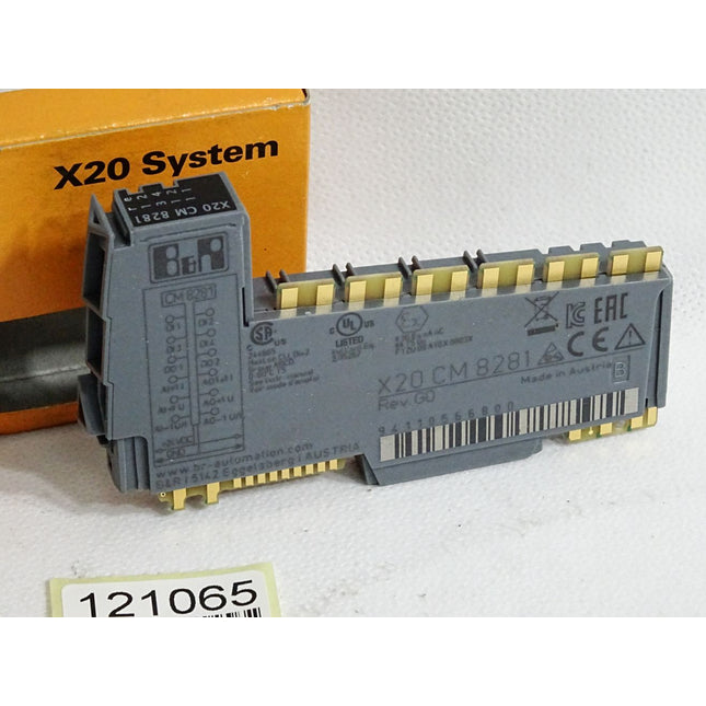 B&R Mischmodul X20CM8281 Rev.G0 X20 CM 8281 / Neu OVP