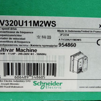 Schneider Electric 1.1kW ATV320U11M2WS 954860 mit Lasttrennschalter Neu OVP - Maranos.de