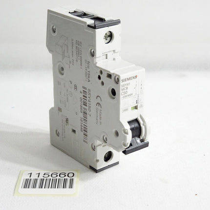 Siemens 5SY41 MCB C50 5SY4150-7 Leitungsschutzschalter - Maranos.de