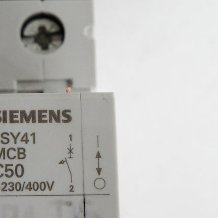 Siemens 5SY41 MCB C50 5SY4150-7 Leitungsschutzschalter - Maranos.de