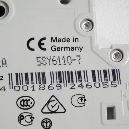 Siemens 5SY6110-7 5SY61 MCB C10 Leitungsschutzschalter - Maranos.de