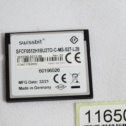 B&R 5CFCRD.0512-06 Rev.G0 CompactFlash-Karte 512MB - Maranos.de