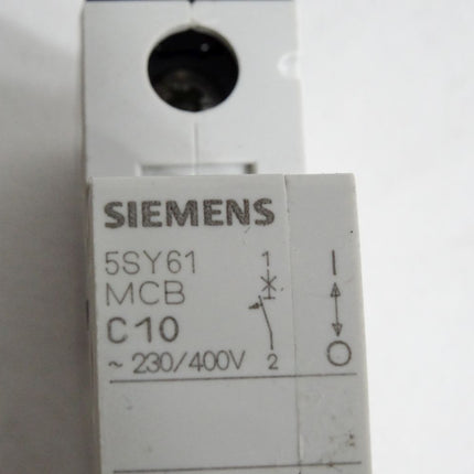 Siemens 5SY6110-7 5SY61 MCB C10 Leitungsschutzschalter - Maranos.de
