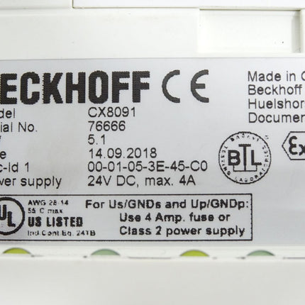 Beckhoff CX8091 Embedded-PC - Maranos.de