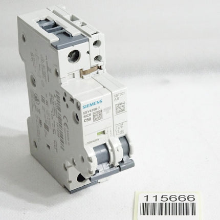 Siemens 5SY4150-7 MCB C50 Leitungsschutzschalter - Maranos.de