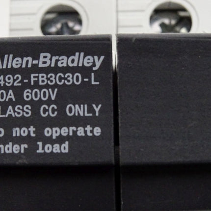 Allen Bradley Sicherungshalterung 1492-FB3C30-L 30A 600V / Unbenutzt