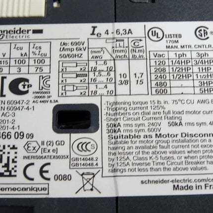 Schneider Electric GV2ME10 Motorschutzschalter TeSys - Maranos.de