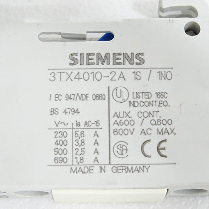 Siemens Hilfsschütz 3TX4010-2A