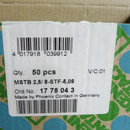 Phoenix Contact 1778043  Leiterplattenstecker / Inhalt:50 Stück / Neu OVP - Maranos.de