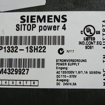 Siemens Sitop power 4 6EP1332-1SH22 - Eine Halterung gebrochen - Maranos.de