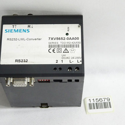 Siemens 7XV5652-0AA00 RS232-LWL-Converter - Maranos.de