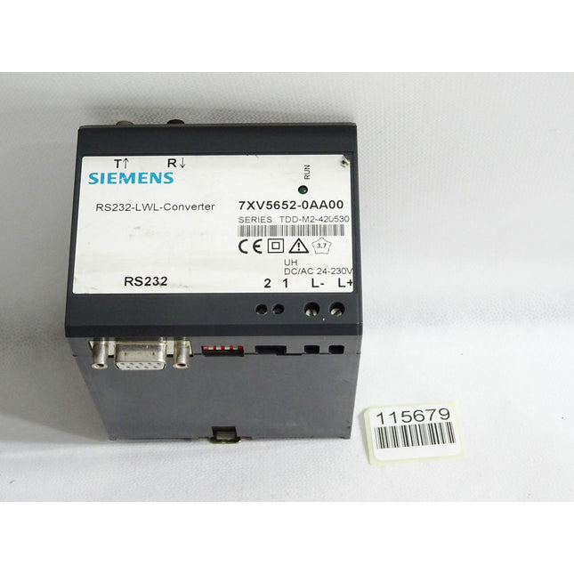 Siemens 7XV5652-0AA00 RS232-LWL-Converter - Maranos.de