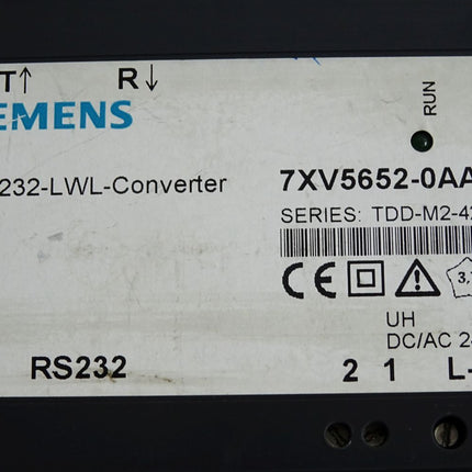 Siemens 7XV5652-0AA00 RS232-LWL-Converter - Maranos.de