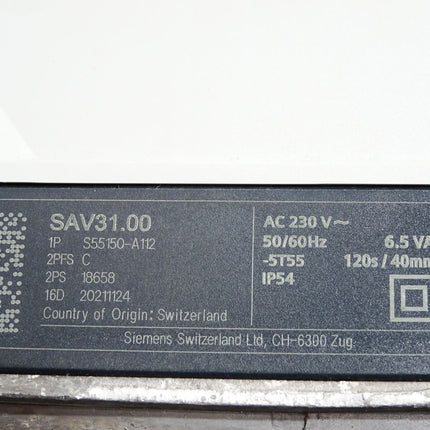 Siemens SAV31 SAV31.00 Elektromotorischer Stellantrieb / Neu OVP - Maranos.de