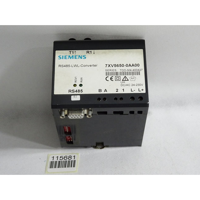 Siemens 7XV5650-0AA00 RS485-LWL-Converter - Maranos.de
