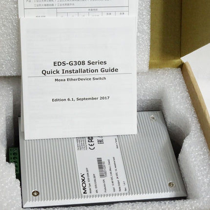 Moxa EDS-G308-2SFP v1.4.1 Gigabit Ethernet switch / Neu OVP - Maranos.de