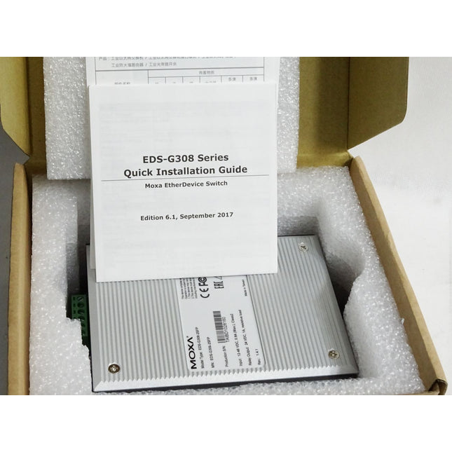 Moxa EDS-G308-2SFP v1.4.1 Gigabit Ethernet switch / Neu OVP - Maranos.de