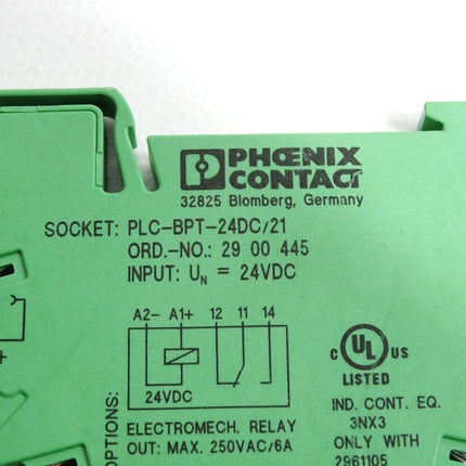 Phoenix Contact Relais 2900445 PLC-BPT-24DC/21 2961105 REL-MR-24DC/21 - Maranos.de