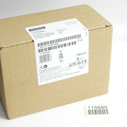 Siemens 1200 CPU1217C 6ES7217-1AG40-0XB0 6ES7 217-1AG40-0XB0 Neu OVP versiegelt - Maranos.de