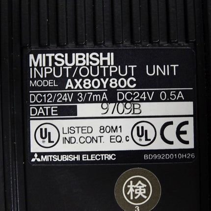 Mitsubishi Input/Output Unit AX80Y80C Programmable Controller A6DIN1C - Maranos.de